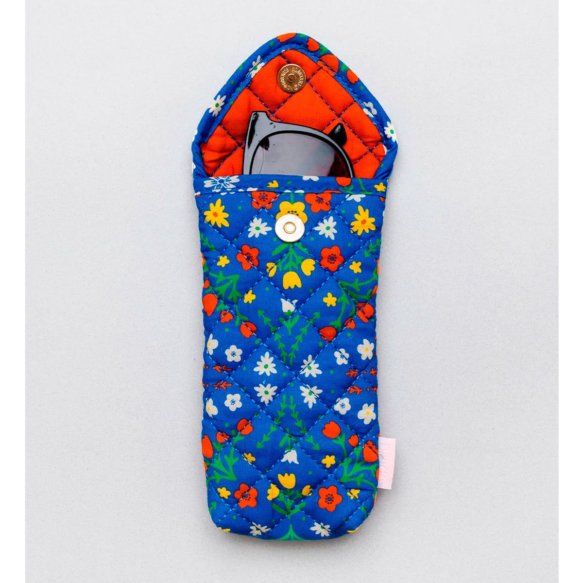 Funda de gafas acolchada - Blue Scandinavian Floral