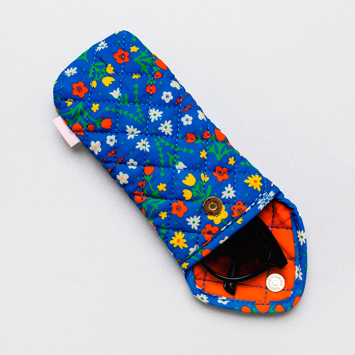 Funda de gafas acolchada - Blue Scandinavian Floral