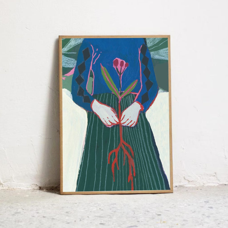 Print de Paulina Silva A4 - "Raíces II"