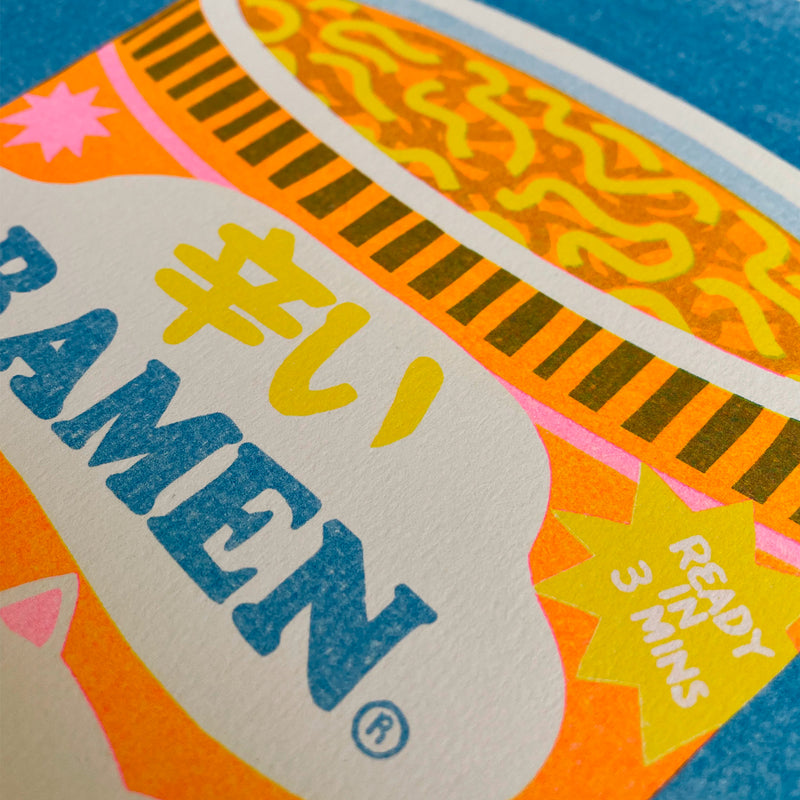 Print de Naomi Wilkinson A4 - "Ramen" 🍜