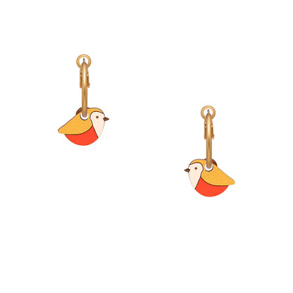 Pendientes de aro Materia Rica - Red Robin