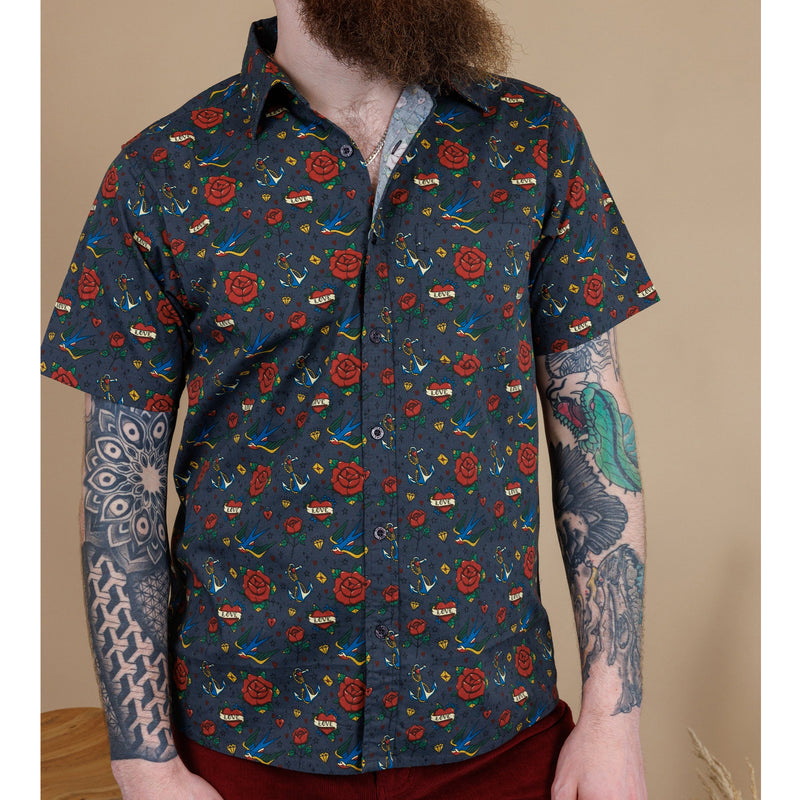 Camisa - Retro Old School Tattoo 🌹