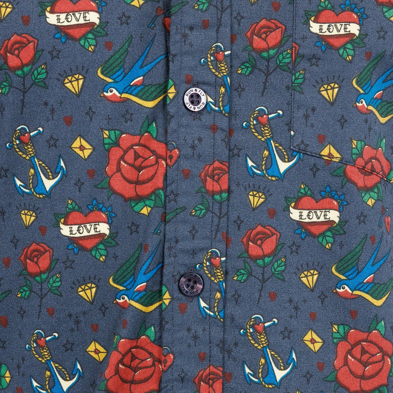Camisa - Retro Old School Tattoo 🌹