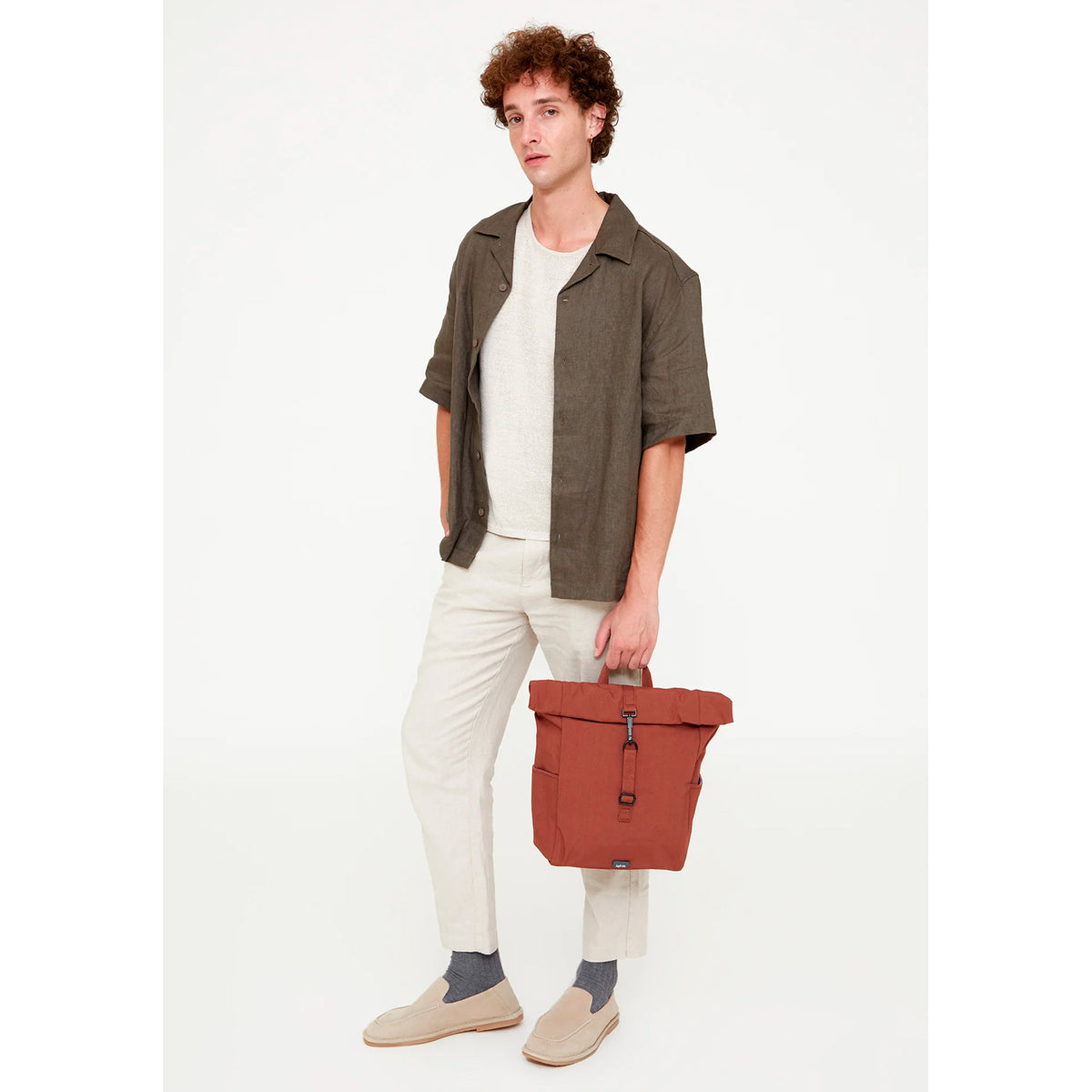 Mochila Lefrik - Roll Mini Bronze