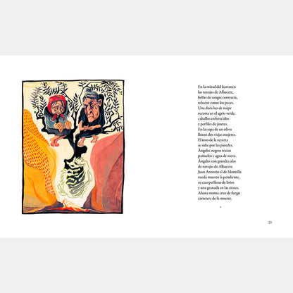 Libro - "Romancero Gitano" de Federico García Lorca e Ilu Ros