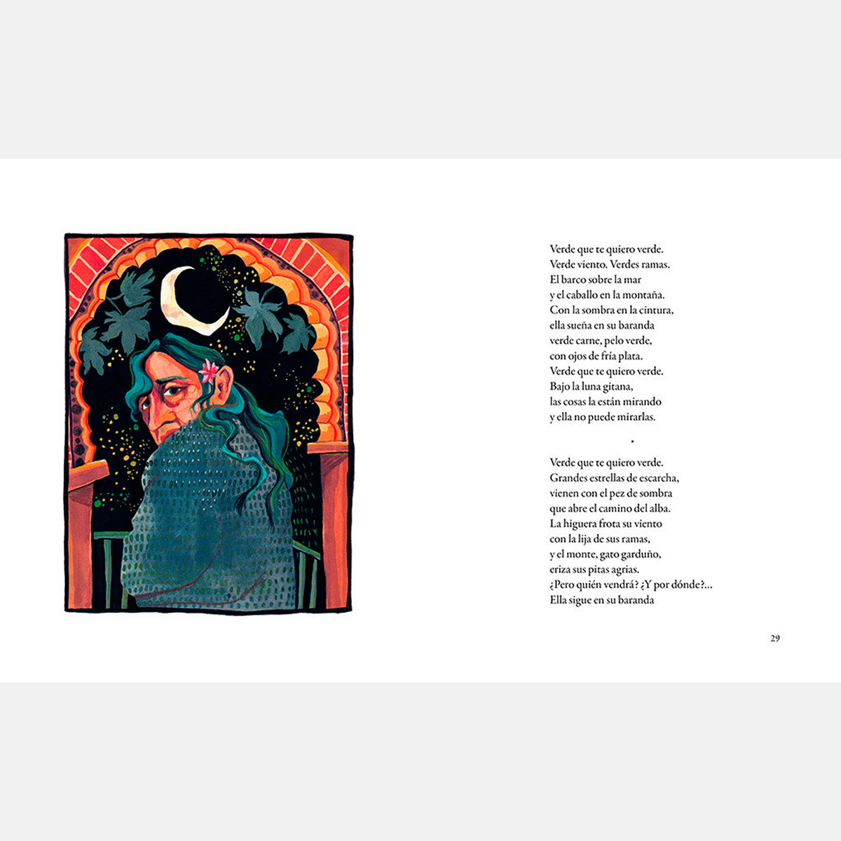 Libro - "Romancero Gitano" de Federico García Lorca e Ilu Ros