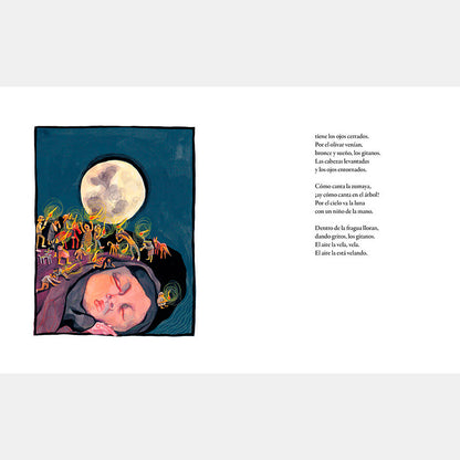 Libro - "Romancero Gitano" de Federico García Lorca e Ilu Ros