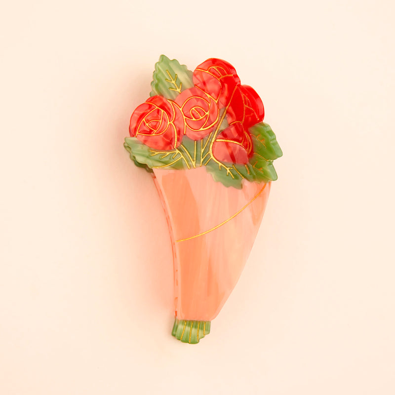 Pinza para el pelo - Ramo de rosas 🌹