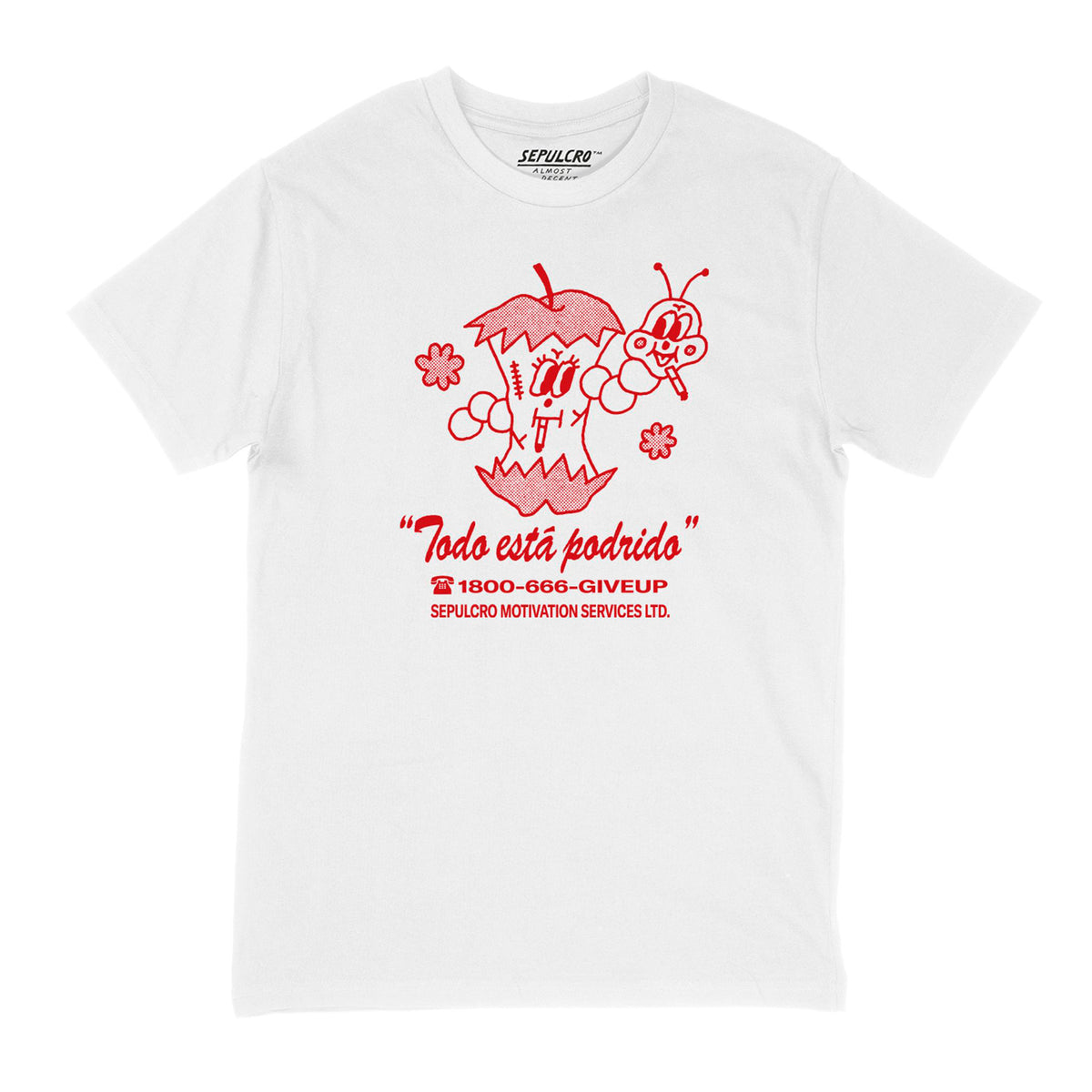 Camiseta - "Todo está podrido" 🍎🐛