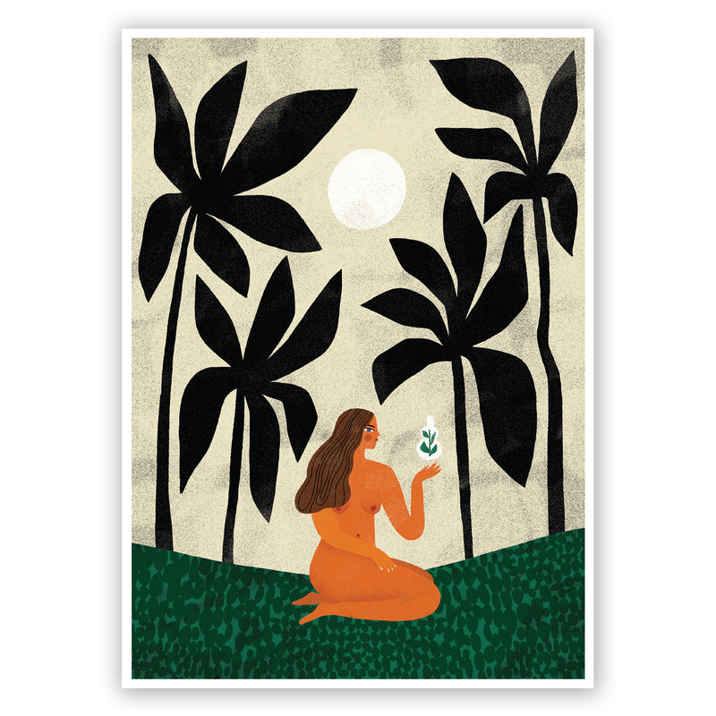 Print de Agustina Shuna A4 - "Ruda"