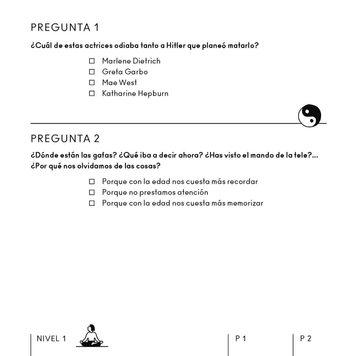 Pasatiempos - Sabiduría: El desafío de las preguntas para ampliar tus conocimientos