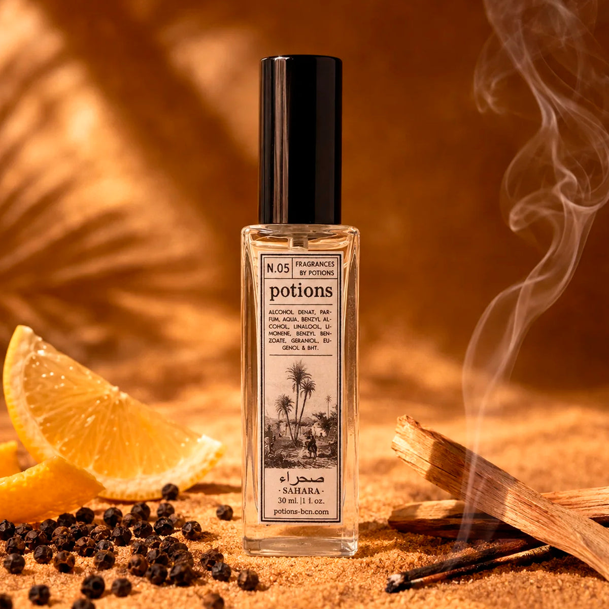 Perfume en spray Potions Bcn  - Nº05 Sahara