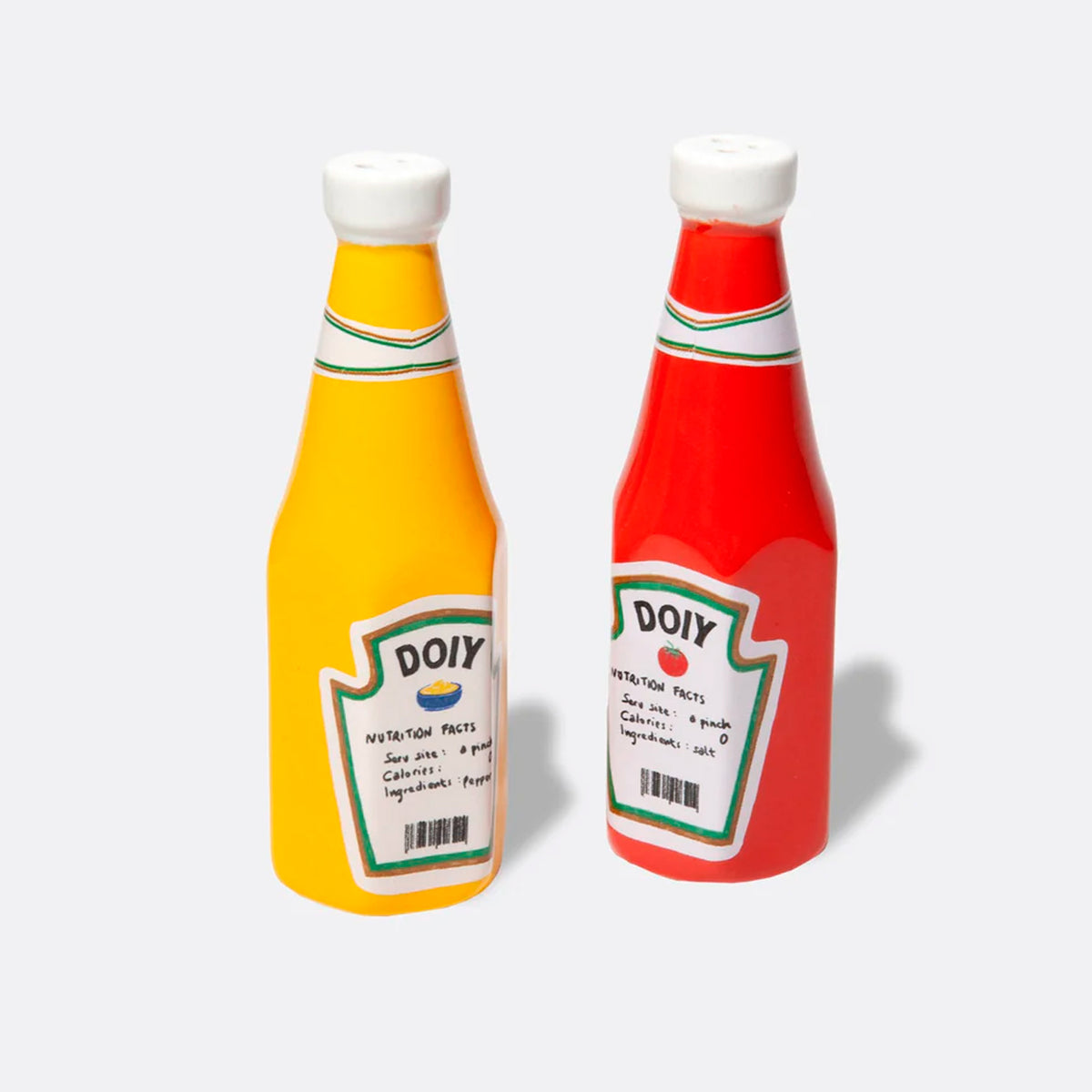 Salero y pimentero DOIY - Ketchup y Mostaza