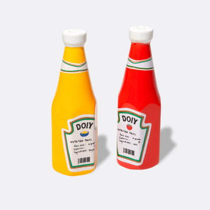 Salero y pimentero DOIY - Ketchup y Mostaza