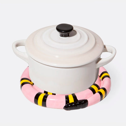 Salvamanteles DOIY - Snake Pink