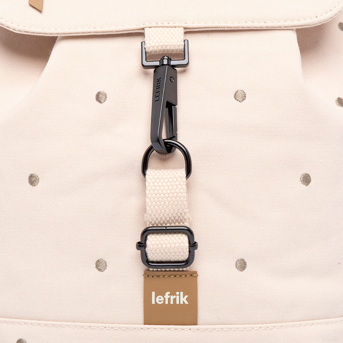 Mochila Lefrik - Kaut Mini Ecru Dots