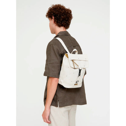 Mochila Lefrik - Kaut Mini Ecru Dots