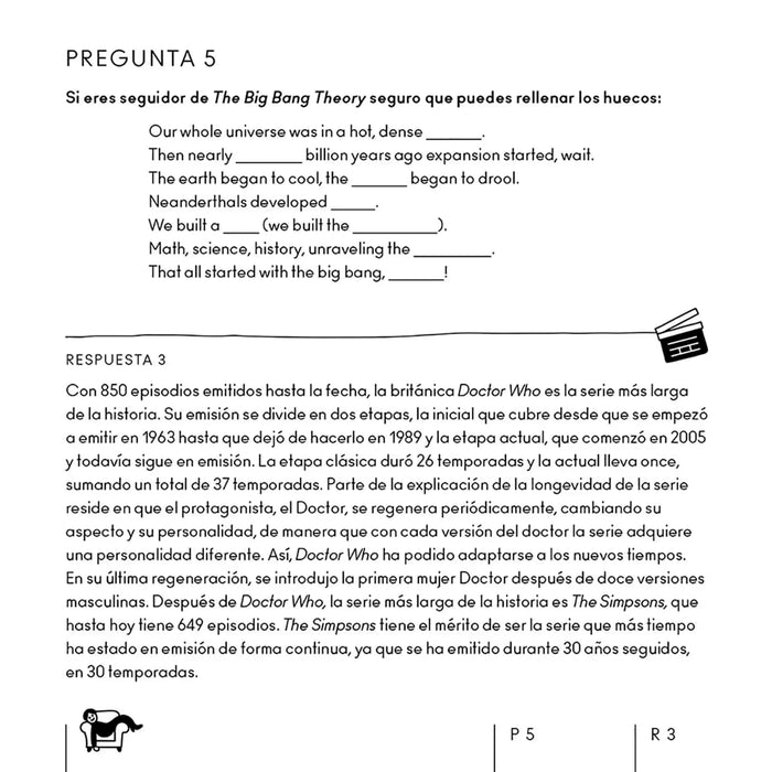 Pasatiempos - Series TV: El desafío de las preguntas para auténticos fans 📺