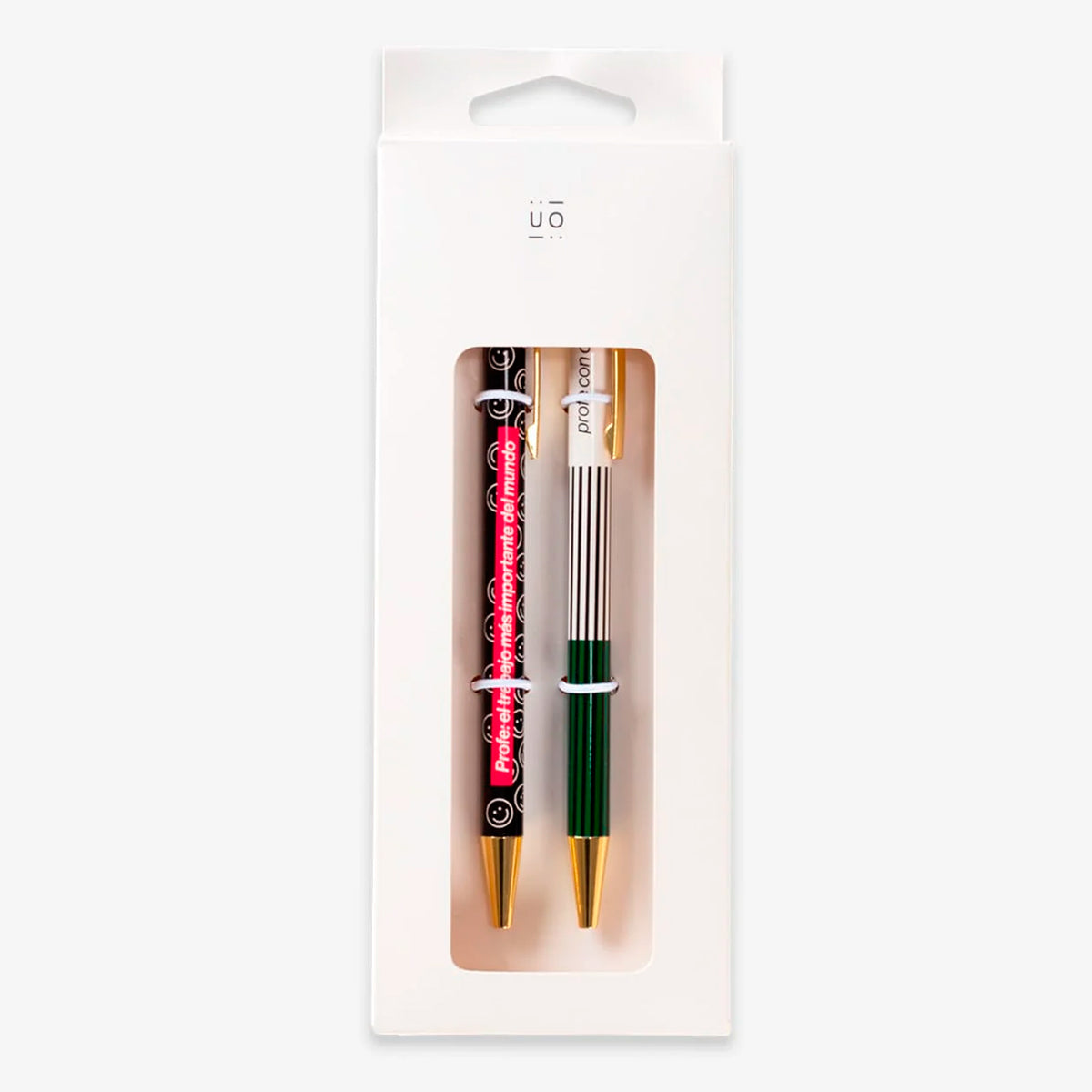 Set bolígrafos UO - "Profe con clase"