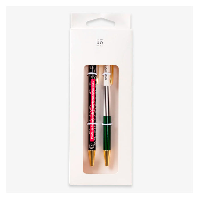 Set bolígrafos - "Profe con clase"