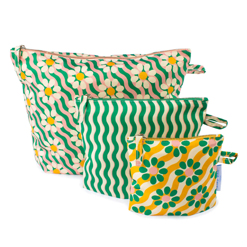 Bolsitas con cremallera Kind Bag - Wavy Daisy 🌼