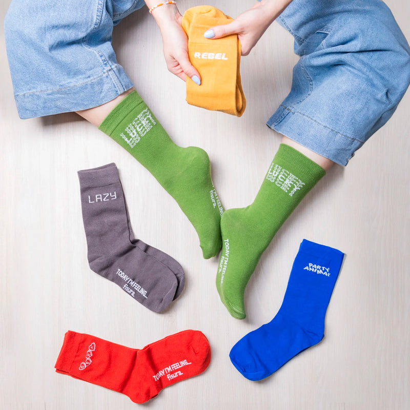 Pack 5 calcetines - How do you feel today?