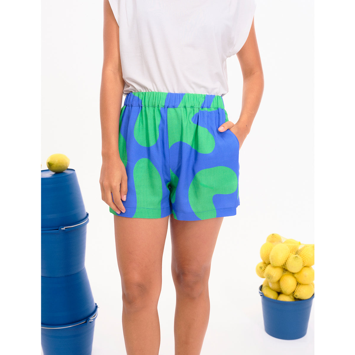 Short Béhulah - Moffat Azul/Verde