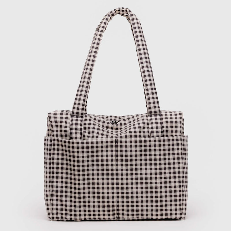 Bolso Nube Carry-On Baggu - Black & White Gingham