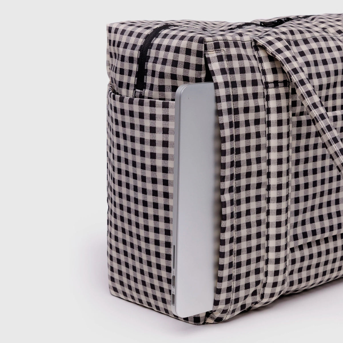 Bolso Nube Carry-On Baggu - Black &amp; White Gingham