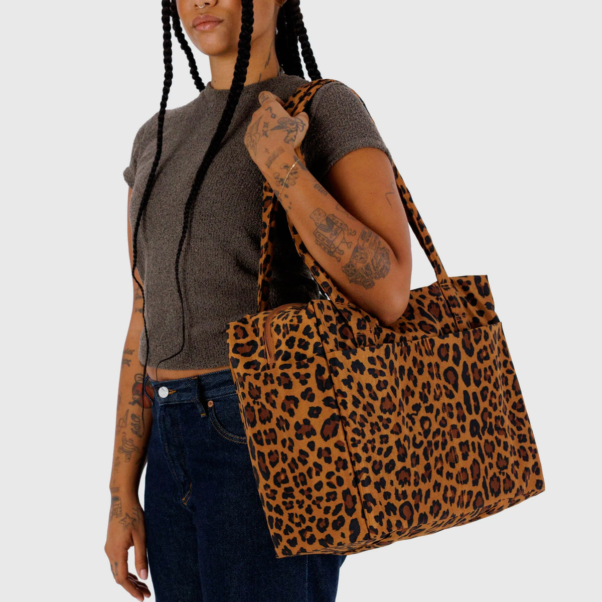Bolso Nube Carry-On Baggu - Leopard