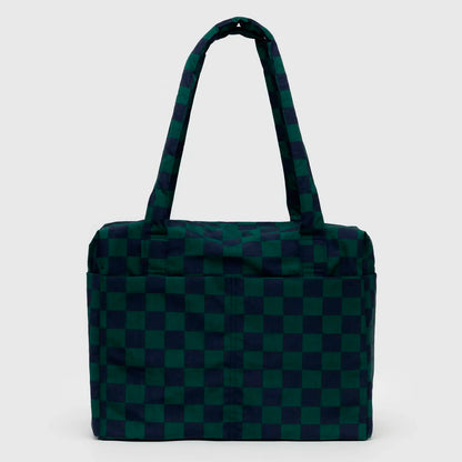 Bolso Nube Carry-On Baggu - Navy Green Check