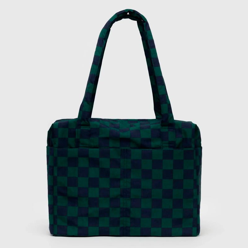 Bolso Nube Carry-On Baggu - Navy Green Check