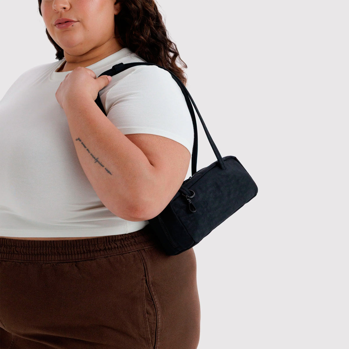 Bolso Pequeño Bowler Baggu - Black