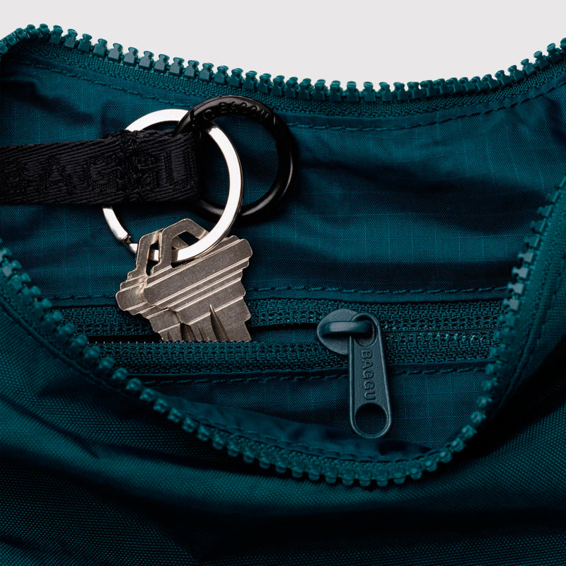 Bolso Mini media luna Baggu - Deep Sea