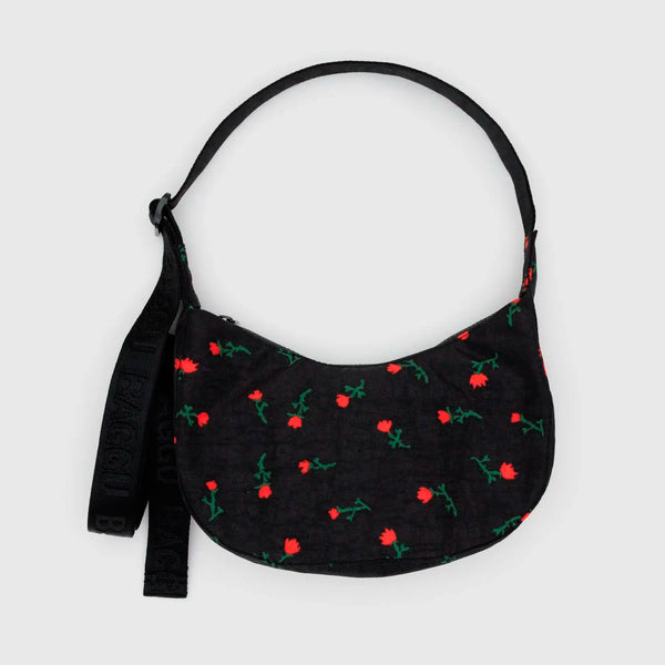Bolso Mini media luna Baggu - Painted Wildflower