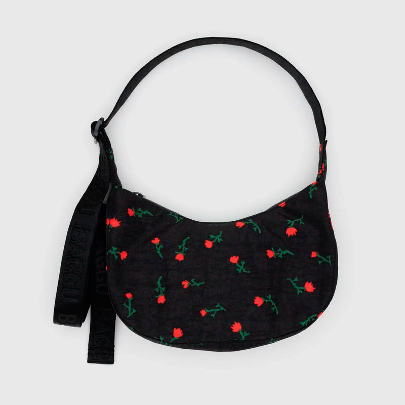 Bolso Mini media luna Baggu - Painted Wildflower