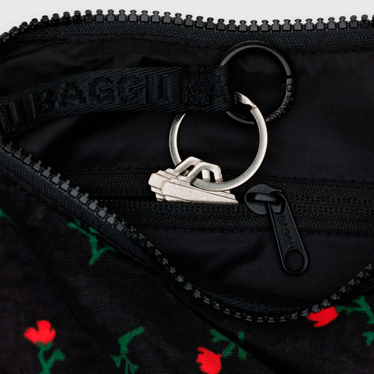 Bolso Mini media luna Baggu - Painted Wildflower