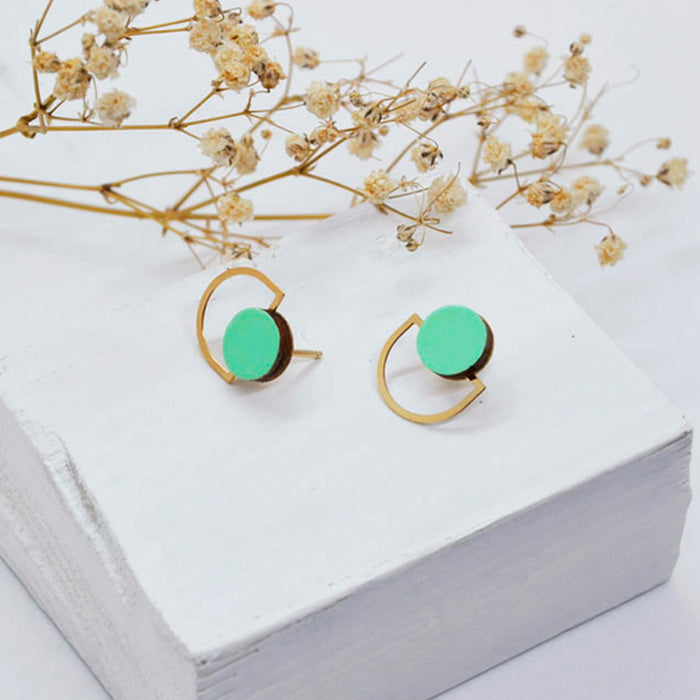 Pendientes - Small Studs Peppermint