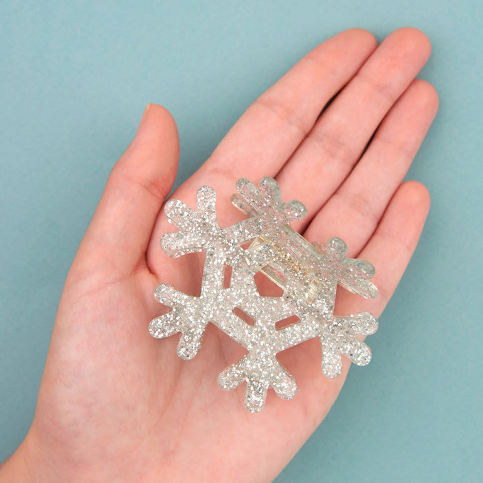 Pinza para el pelo - Copo de nieve ❄️