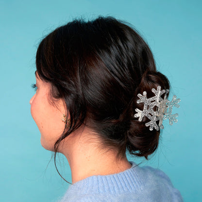 Pinza para el pelo - Copo de nieve ❄️