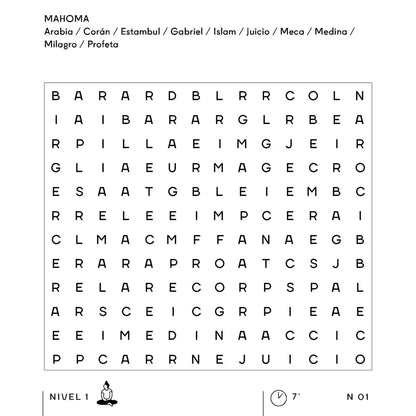 Pasatiempos - Sopas de letras para mantener el cerebro en forma