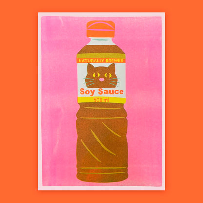Print de Naomi Wilkinson A4 - "Soy Sauce"