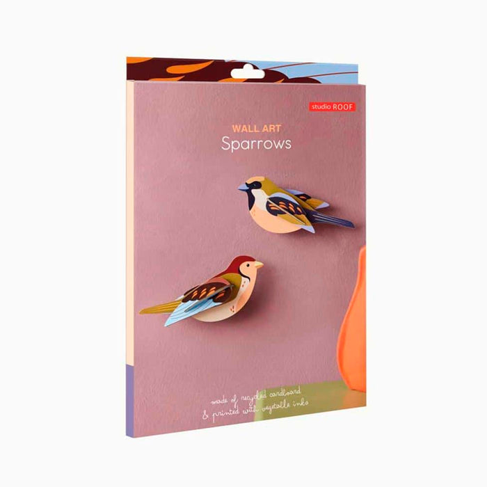 Escultura de papel - Sparrows 🐦