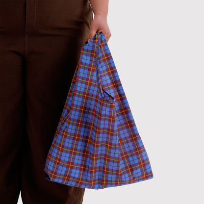 Bolsa Baggu - Blue Tartan