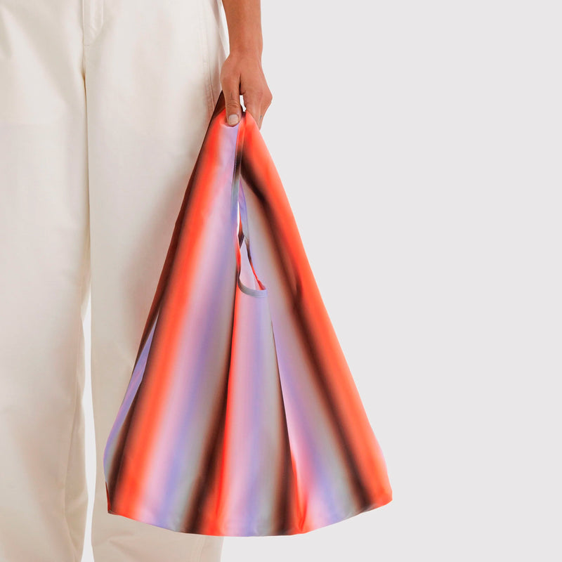 Bolsa Baggu - Gradient Stripe Poppy & Lilac
