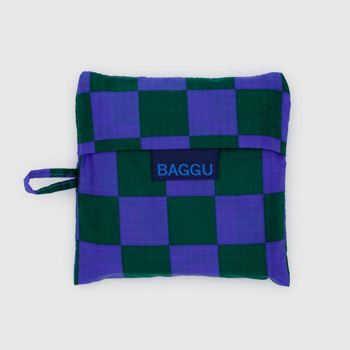 Bolsa Baggu - Iris Green Check