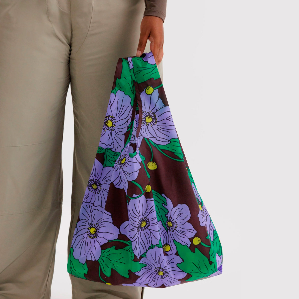 Bolsa Baggu - Maroon Poppy