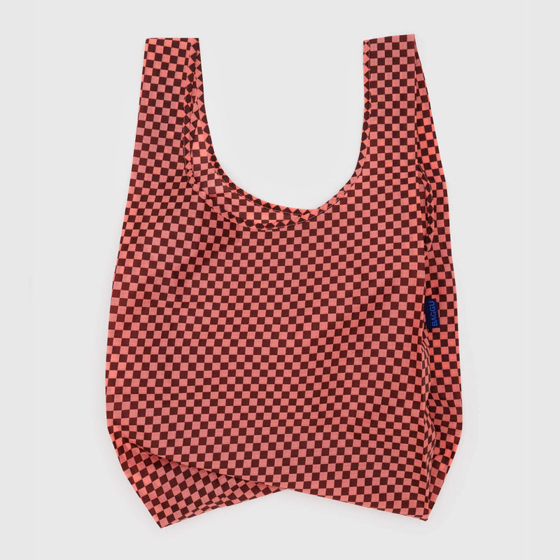 Bolsa Baggu - Pink Brown Check