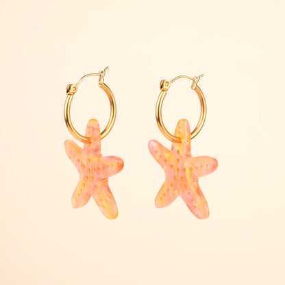 Pendientes - Estrella de mar