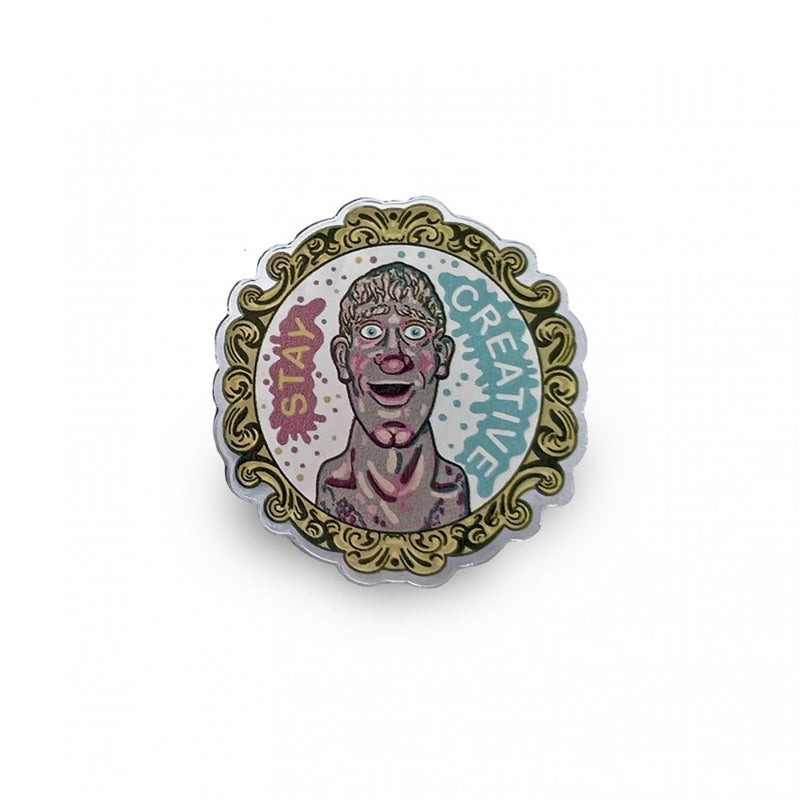 Pin La Barbuda - "Stay creative"